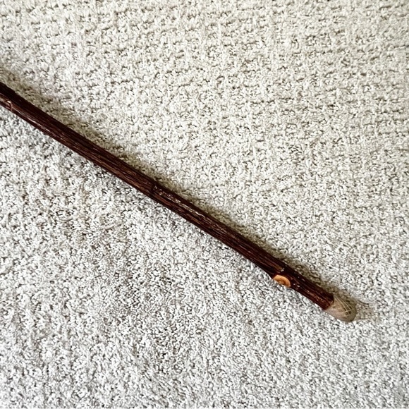 Striped Maple Moosewood Cut Walking Trekking Stick Twist Staff Hiking Maine Cane - Picture 6 of 16